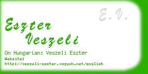 eszter veszeli business card